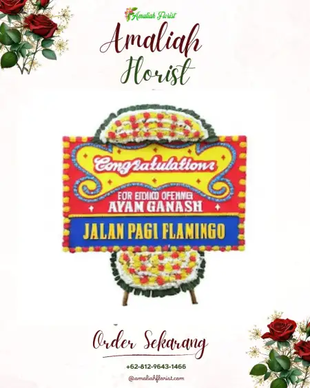 Sewa Papan Bunga Kubu Perahu